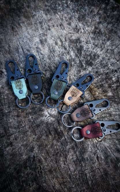 Leather Key Clip